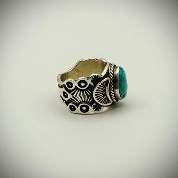 Sunshine Reeves Turquoise Ring – Sterling, 15g - Picture 3 of 5